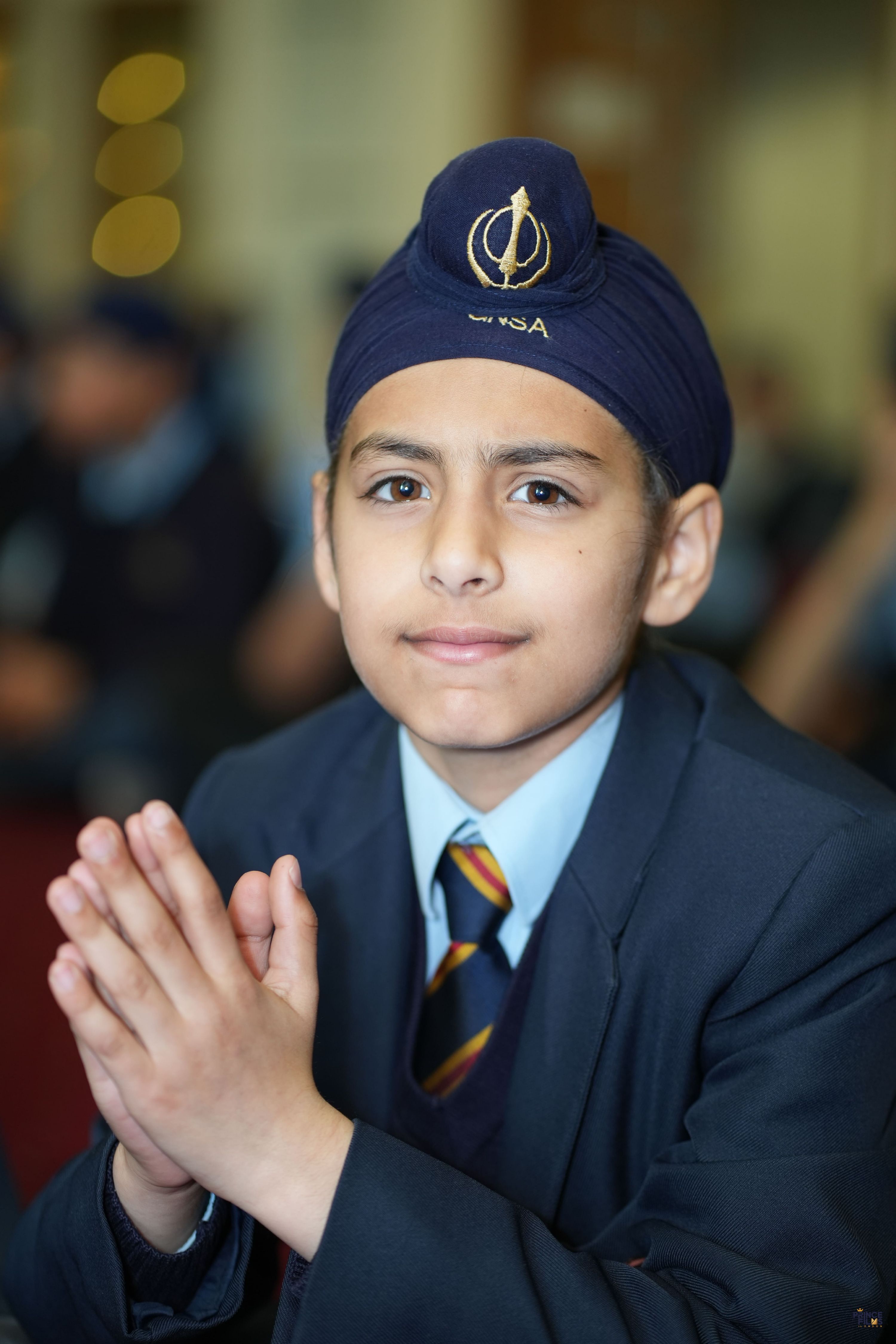 Boy in Gurdwara